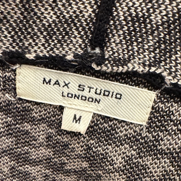 Max Studio Black and White Houndstooth Blazer - Picture 4 of 4